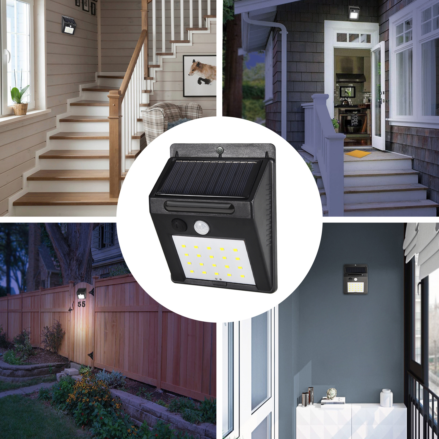 DUWI Solar LED - умный уличный светильник с датчиком движения 83972972 STLM-0045632 - Вид №4