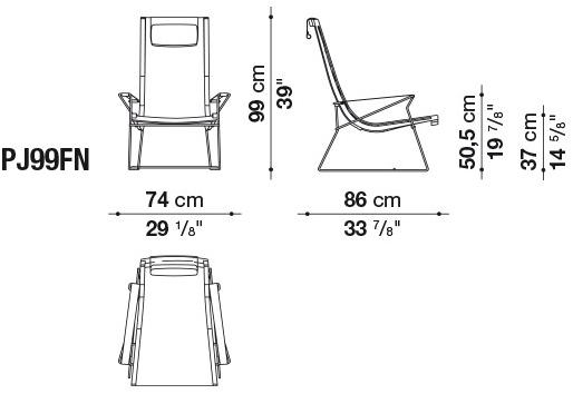 B&B Italia Санное кресло из меха J.j sun-id-1454929 - Вид №5