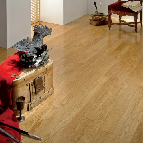 Паркетная доска Coswick Бражированная 127мм Шелковое Масло Дуб Селект с брашью (Текстурированная) 600…2100х127 мм 11531201 - Вид №2