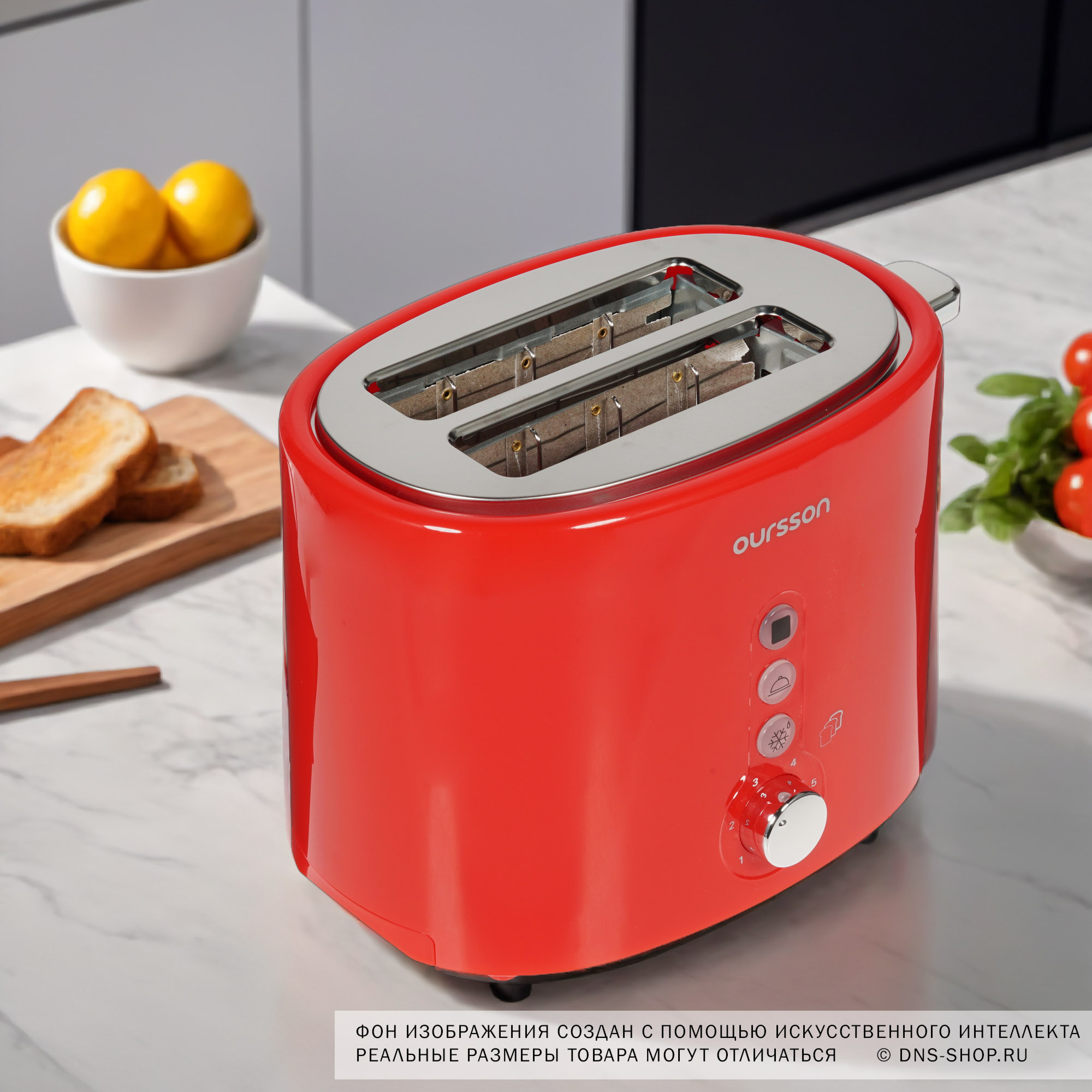 8192543 Тостер Oursson TO2110/RD красный STDN-0148140 - Вид №8
