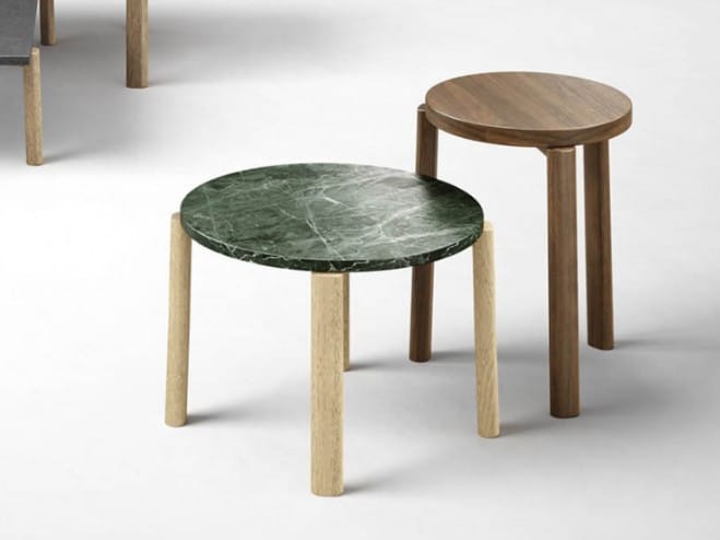 Круглый журнальный столик с мраморным верхом Novamobili ARCH-00107681 - Вид №5