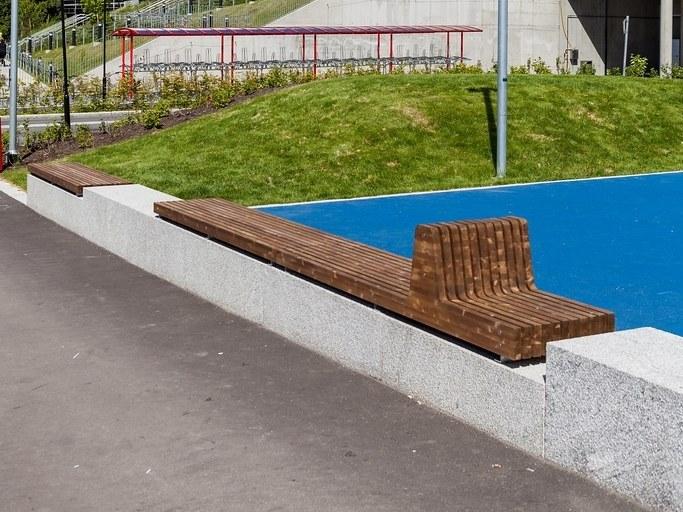 VESTRE Скамейка из сосны без спинки sun-id-1404206 - Вид №3