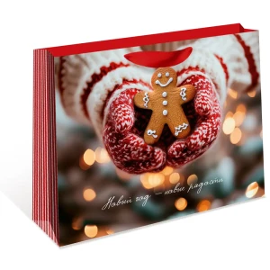 Подарочный пакет Арт и дизайн 18x23 см в ассортименте