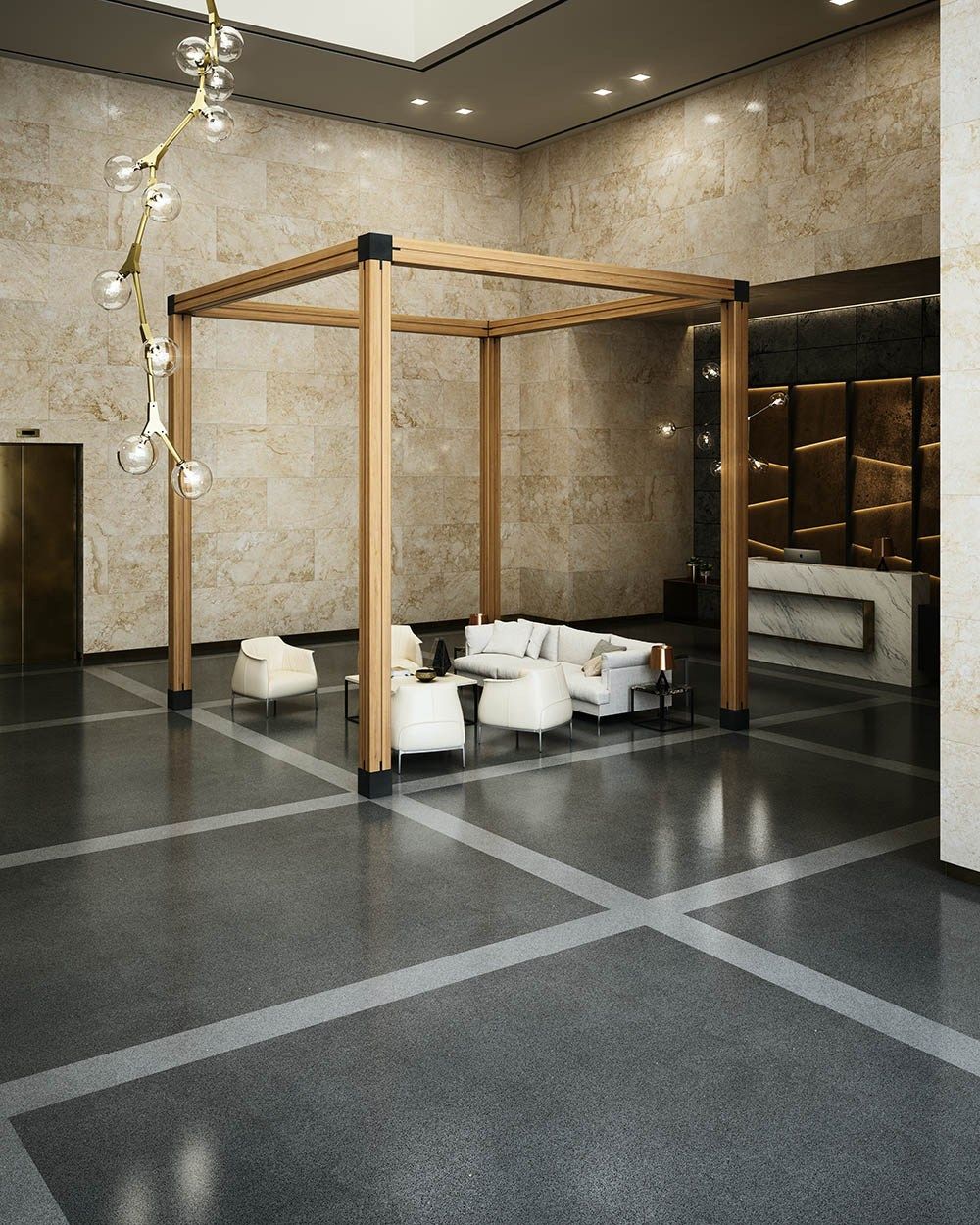 Пол из цементных материалов IDEAL WORK LIXIO® ARCH-00061158 - Вид №6