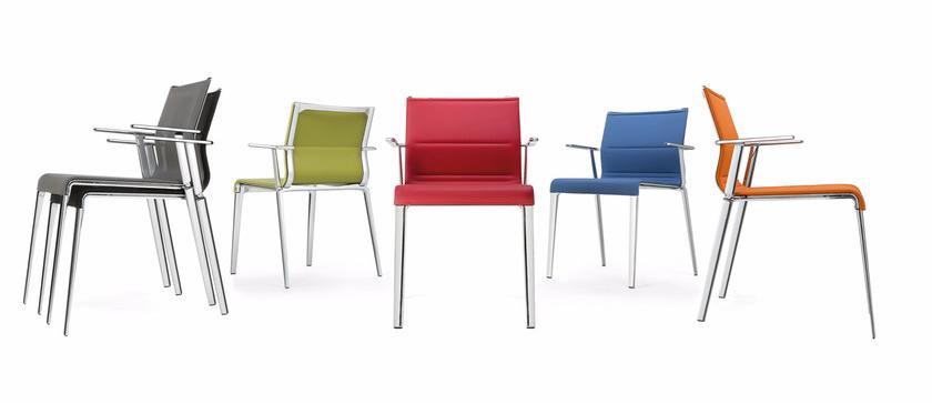 ICF Кожаное кресло с подлокотниками Stick chair sun-id-1471871 - Вид №1