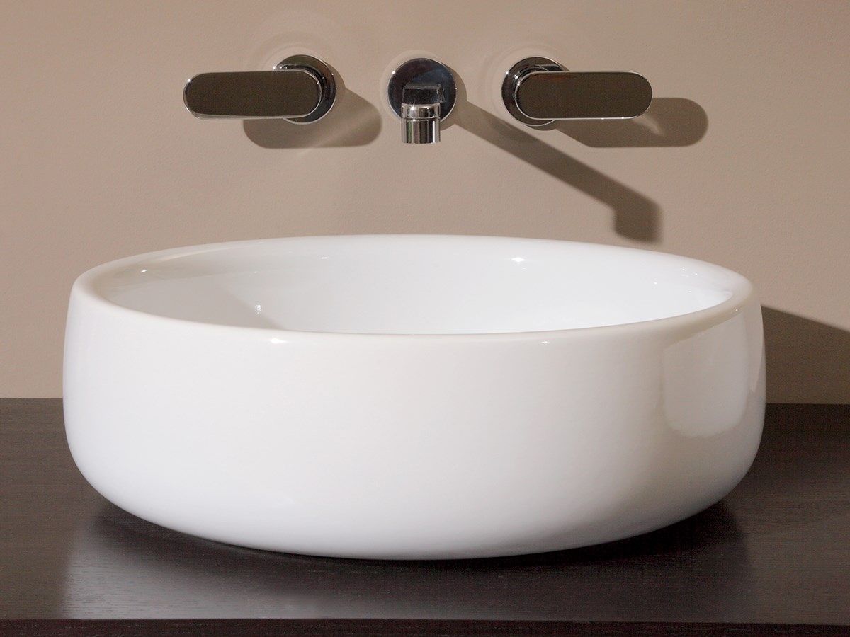 Керамическая круглая раковина с одной столешницей Ceramica Flaminia Bonola ARCH-00115321 - Вид №1