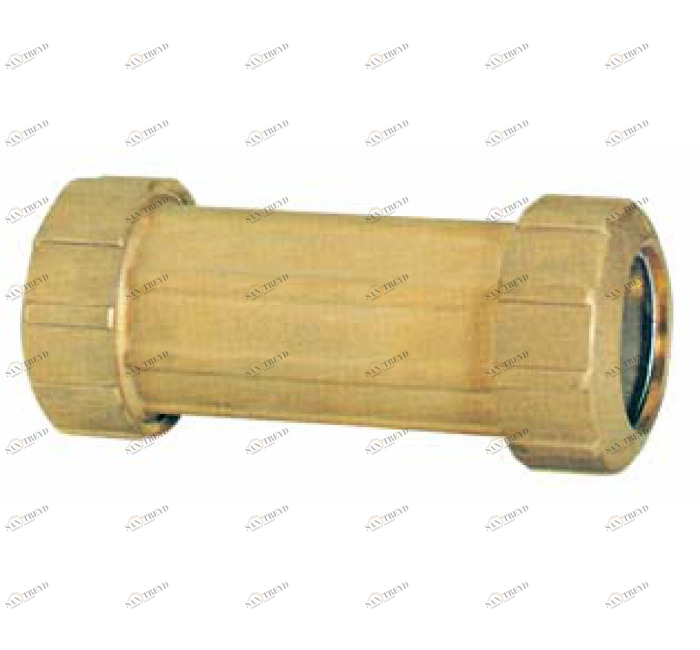 GENEBRE 0025 09 Двойной соединитель с длинной муфтой 