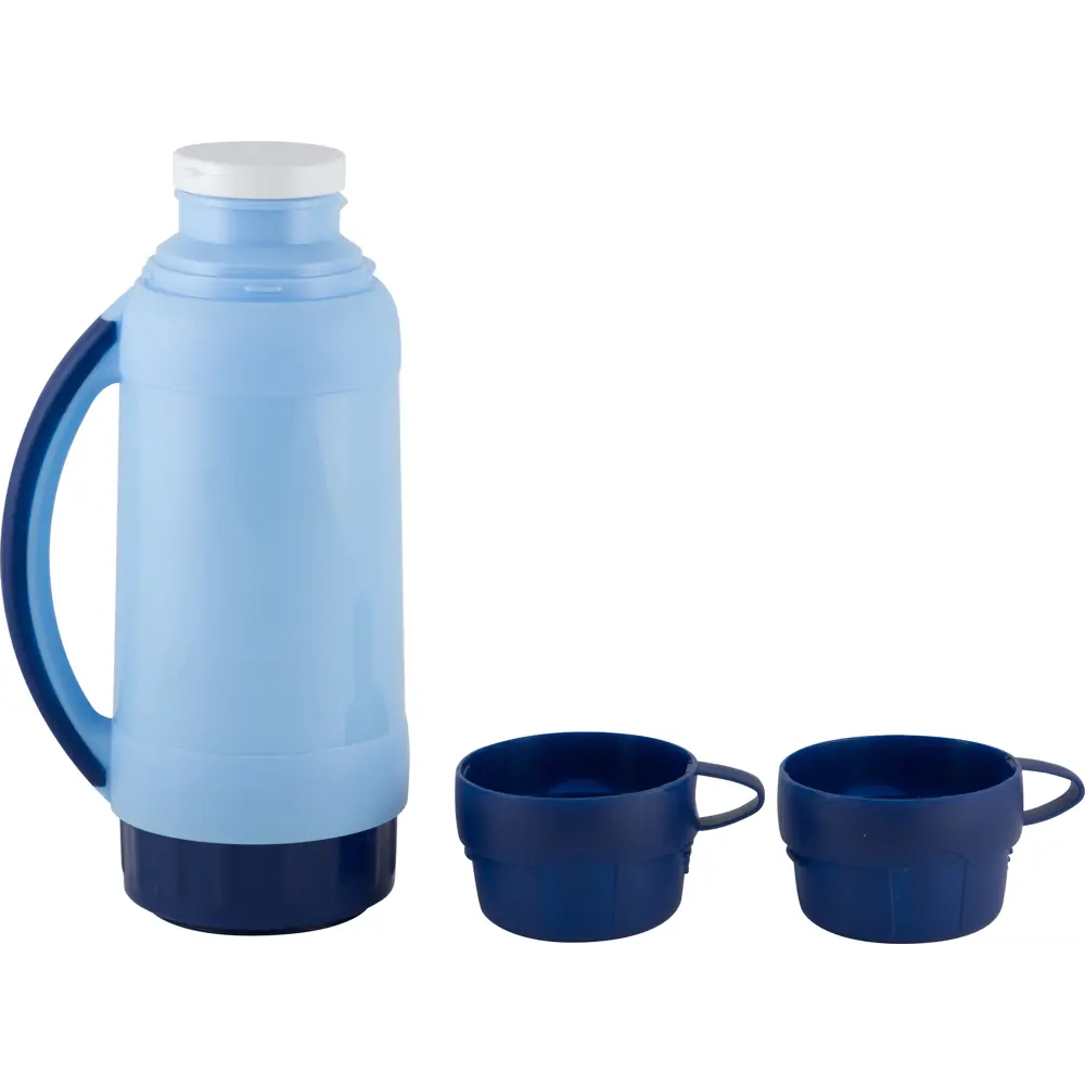 Термос 1 л Pratico стеклянная колба цвет синий Santreyd STLM-2055996 - Вид №2