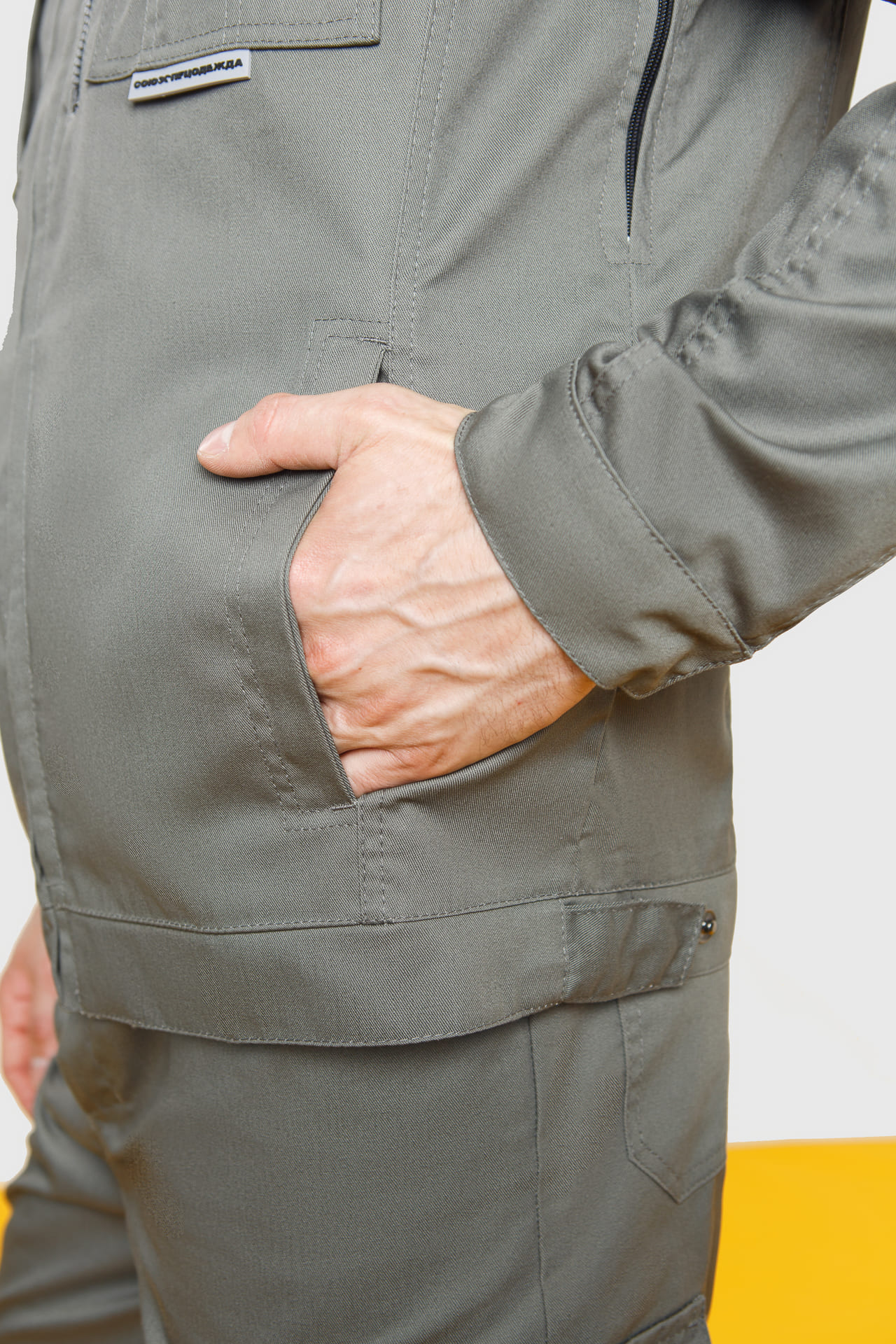 5026429 Костюм  NEW серый хаки STATUS  Летняя спецодежда  размер 60-62/182-188  - Вид №13