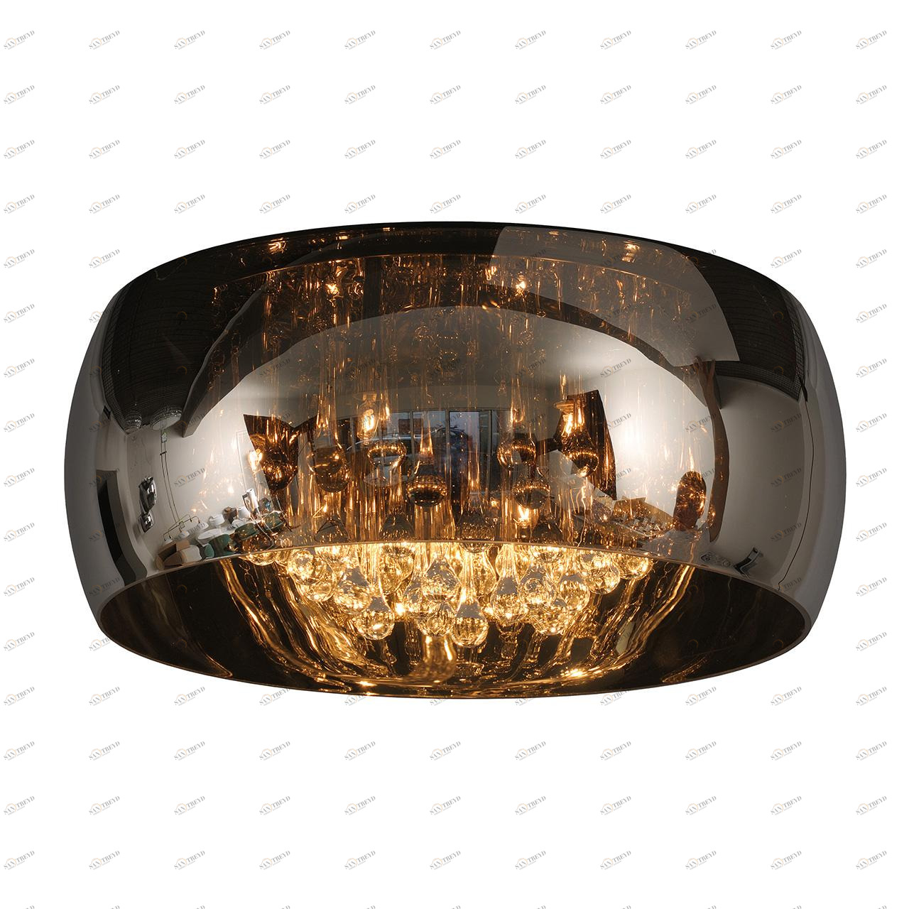 Потолочный светодиодный светильник Lucide Pearl-Led 70163/24/11 LUCIDE ДИЗАЙНЕРСКИЕ, PEARL-LED 074141 Прозрачный;хром 