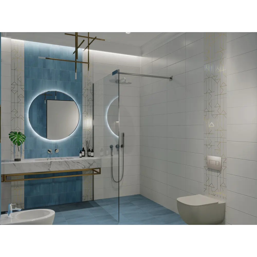 Напольная плитка Mix&live Base G 42х42 см 1.76 м² цвет синий BELANI STLM-2205938 - Вид №3