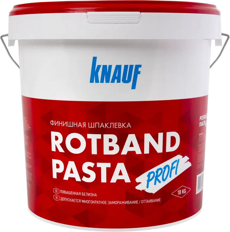 KNAUF Ротбанд Паста Профи - готовая финишная шпаклевка для идеальных поверхностей 15058563