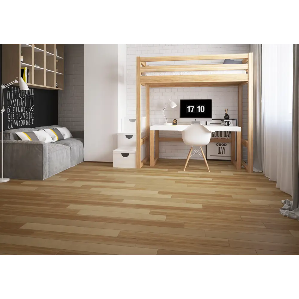 Паркетная доска однополосная «Берёза» лак 0.909 м² 81950939 STLM-2130188 Amber Wood  - Вид №5