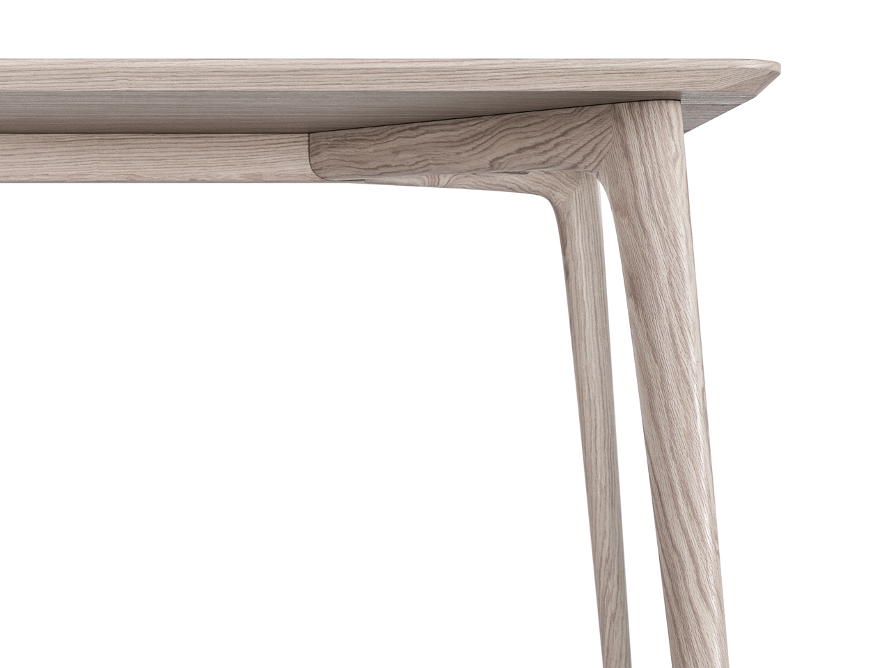 Обеденный стол прямоугольный беленый дуб 160 см Iggy THE IDEA  210047 Беленый дуб;бежевый  - Вид №2