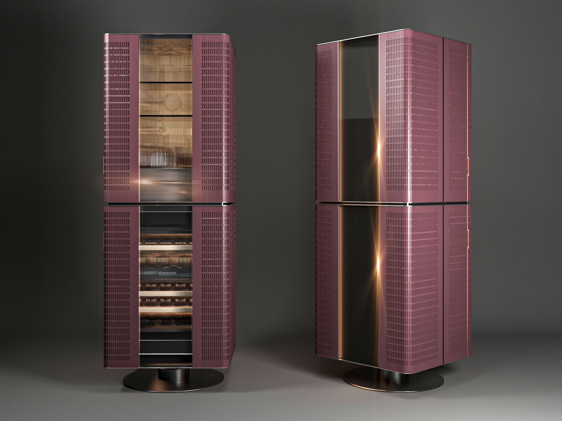 Шкаф для бара с винным погребом и увлажнителем для сигар SKS | Signature Kitchen Suite SKINS CLUB ARCH-00037719