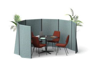 Отдельно стоящая офисная перегородка