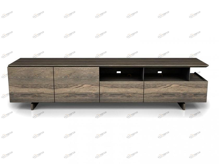 Huppé Тумба под ТВ из дуба с распашными дверцами с ящиками Agorà 4731 - 4751 HUPPE Agora