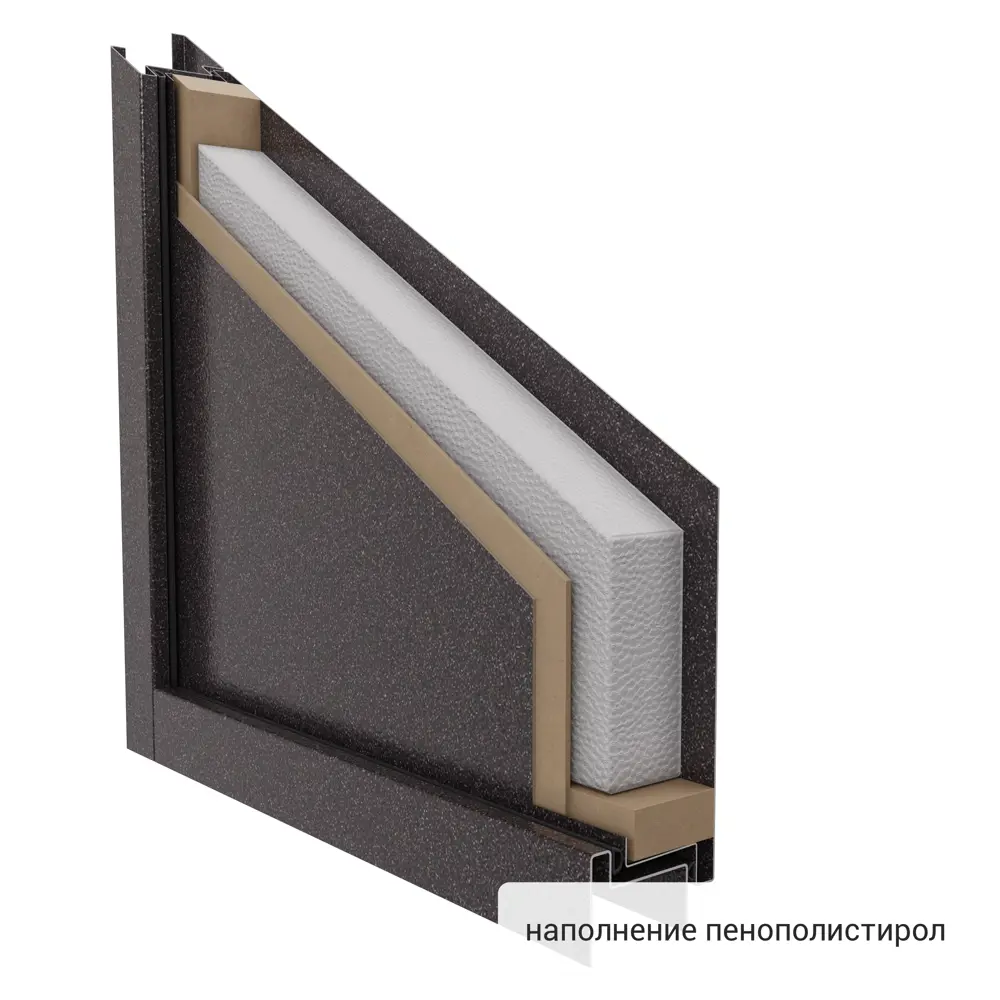 Дверь входная металлическая Стаф 950 мм правая цвет шоколад TOREX STLM-2080032 - Вид №11