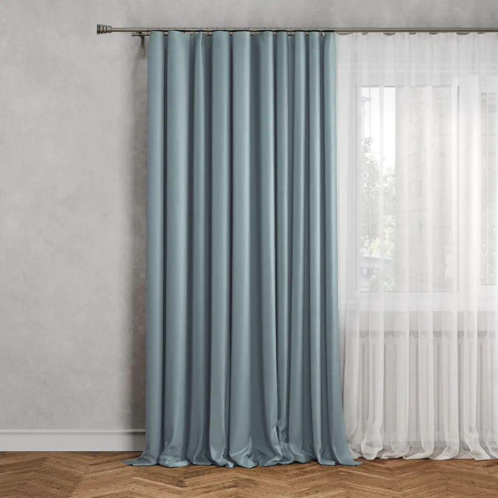 Штора блэкаут Столица текстиля Bordeaux с лентой для идеальной драпировки 88039138 STLM-1062965