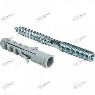 Сантехническая шпилька М8х80мм с дюбелем М10х50 STOUT SAC0020400880