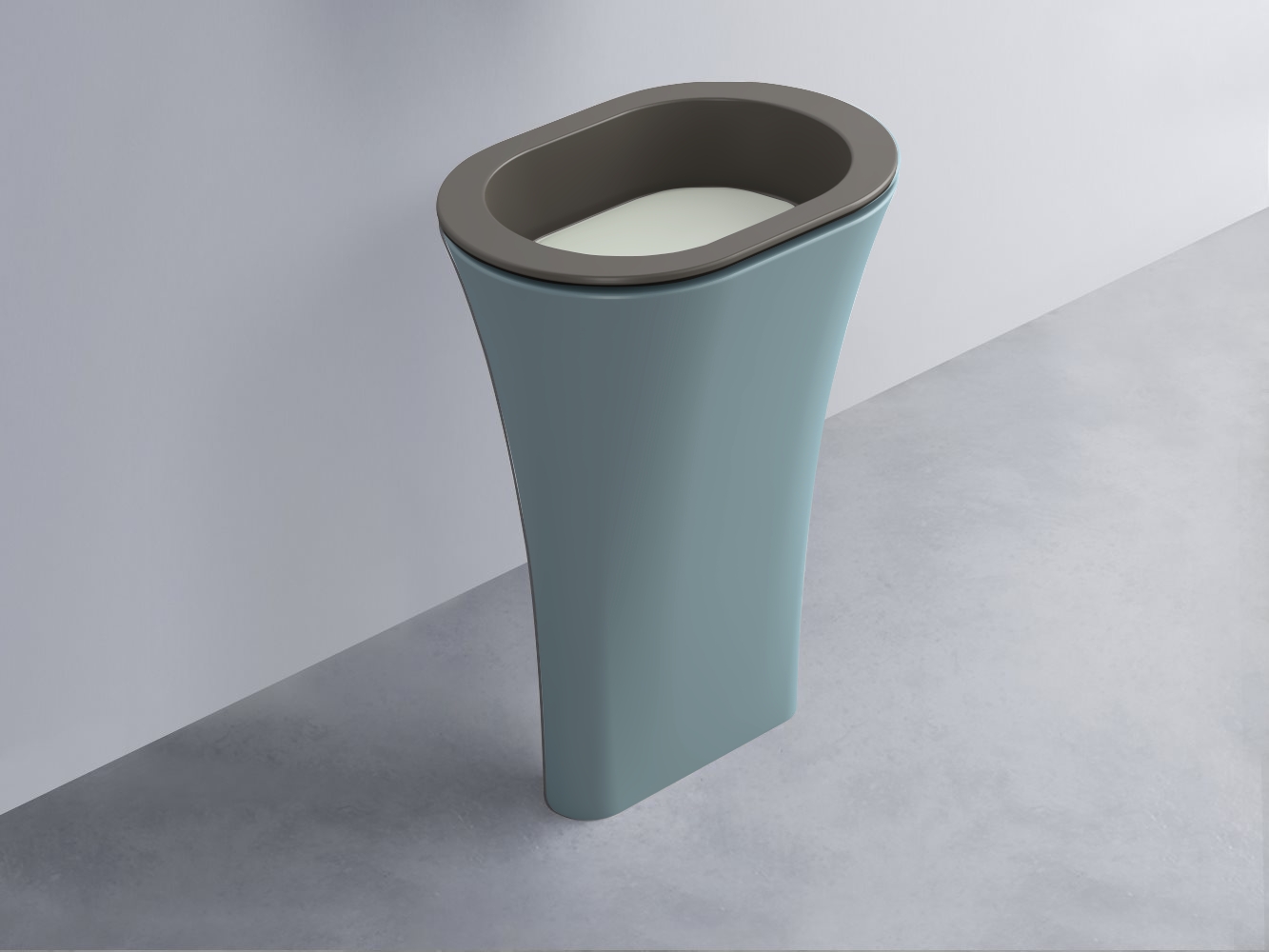 AMLA65-FN+AMPILO-PM+AMCOLO-PL Раковина Amedeo Ovale отдельностоящая cielo Enjoy + Amedeo Ceramica Cielo