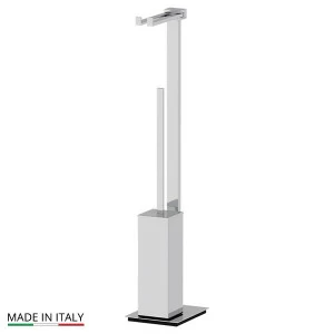 Стойка с держателем туалетной бумаги и ершом металлическим 74 см LINEAG (Италия) TIF 021