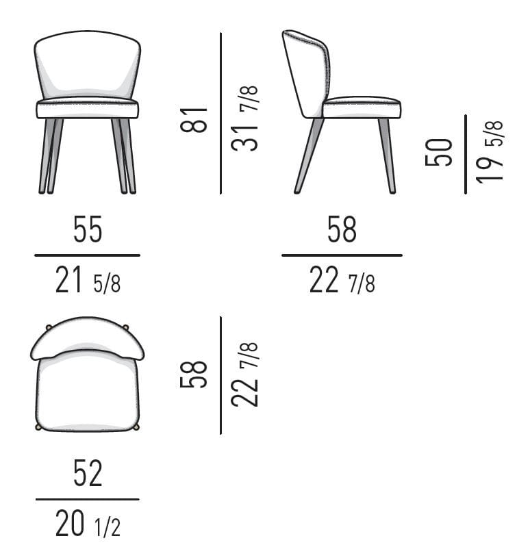 Стул Minotti ARCH-00051720 - Вид №5