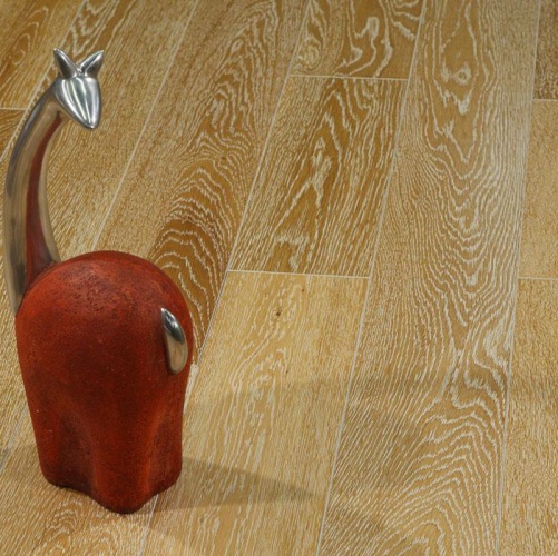 Массивная доска Magestik floor С покрытием Беленый () (400-1800)x150x18мм Дуб с брашью (Текстурированная) 400-1800х150 мм MGK Magestic floor 2600300187 - Вид №7