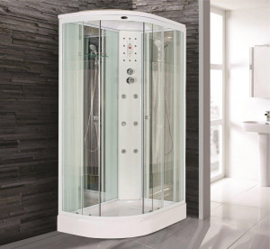 Душевая кабина NG-703-01RN (1200х800х2200) низкий поддон(16см) стекло ПОЛОСАТОЕ