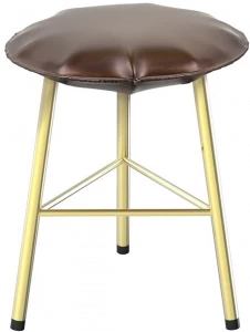 Il Bronzetto Железный табурет с подставкой для ног Soft iron Sir 04