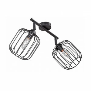 Спот потолочный с черными металлическими плафонами Vitaluce V4298-1/2PL VITALUCE  00-3926590 Черный