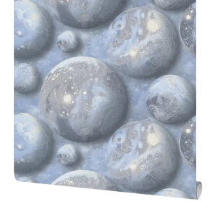 Обои флизелиновые Walldecor Exclusive Космо синие 1.06 м 35079-64 89401944 STLM-2115927