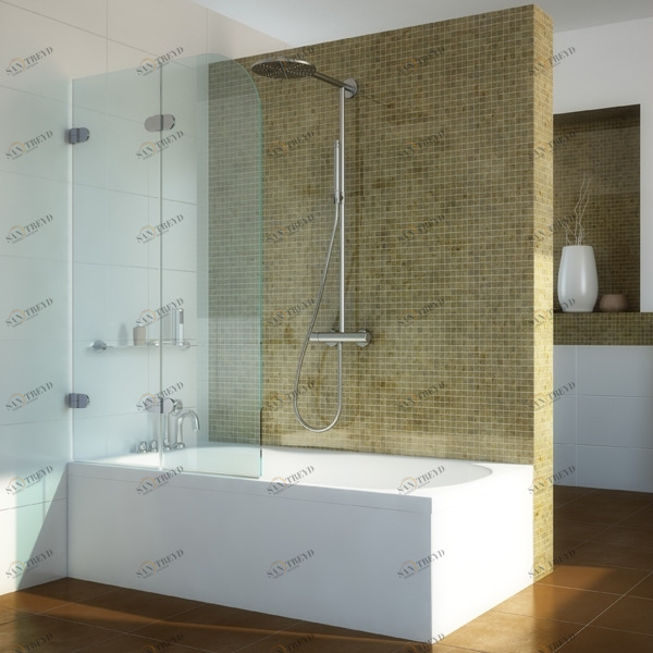 70X150GV002 Душевое ограждения на борт вынны GUTEWETTER Германия LUX