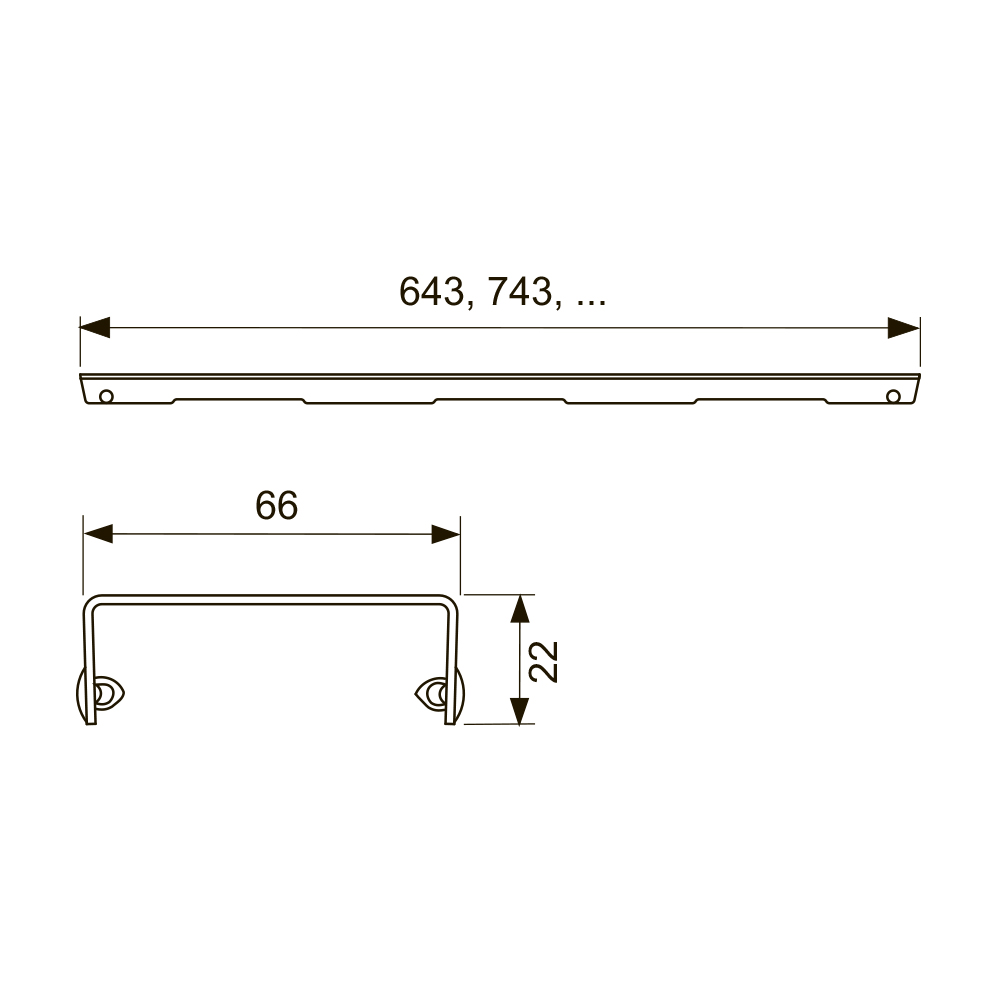 600831 Декоративные панели прямые Tece TECEdrainline - Вид №1