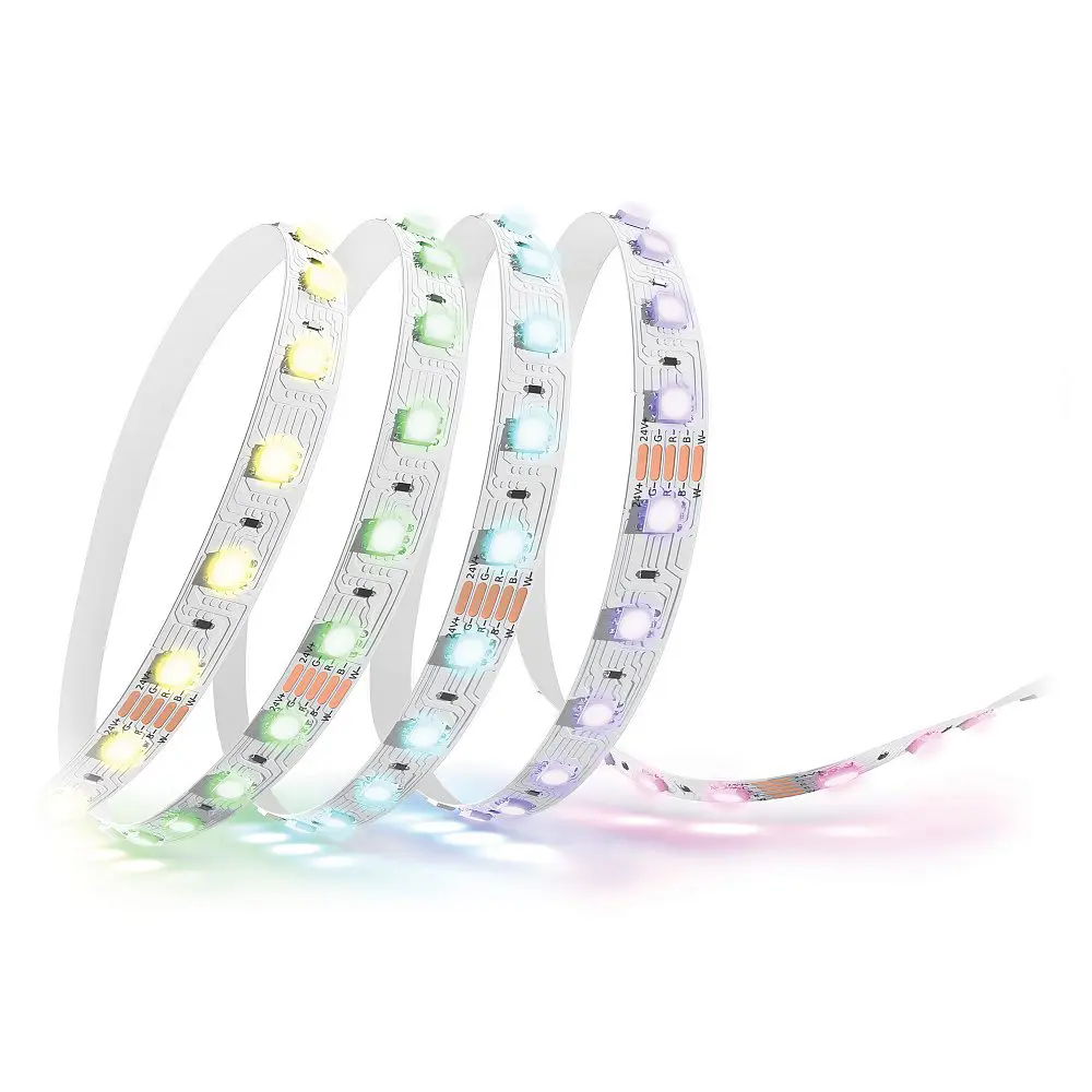 Светодиодная лента для контурной подсветки Rubetek RL-3112 5050 60 диодов/1.4 Вт/м 220-240 В 10 мм 5 м RGB свет STLM-2111507 - Вид №1