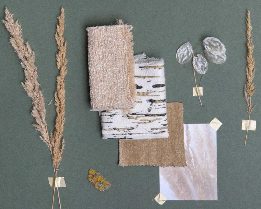 LELIEVRE Жаккардовая ткань с цветочными мотивами Nature précieuse 0609 - Вид №13