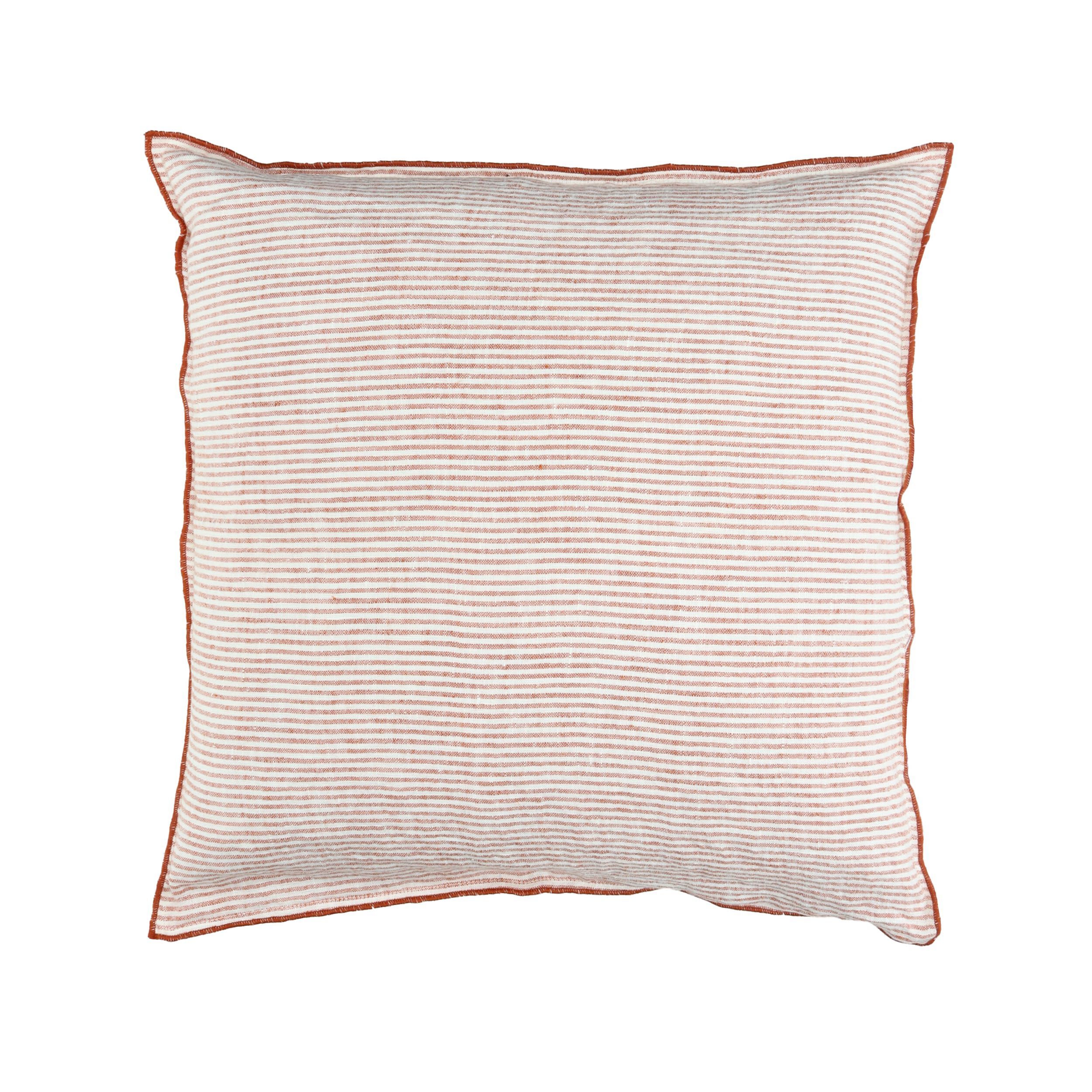 Льняная полосатая квадратная подушка POMAX Cirque Magique ARCH-00079905 - Вид №4