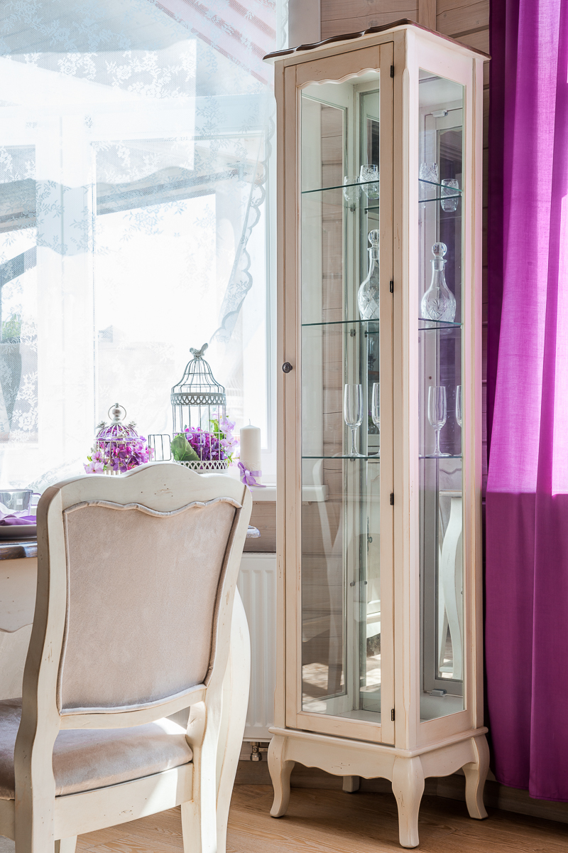 Стул обеденный белый с гнутыми ножками Mobilier de Maison ДОМАШНЯЯ ОБСТАНОВКА MOBILIER DE MAISON 017191 Серый Santreyd  - Вид №3