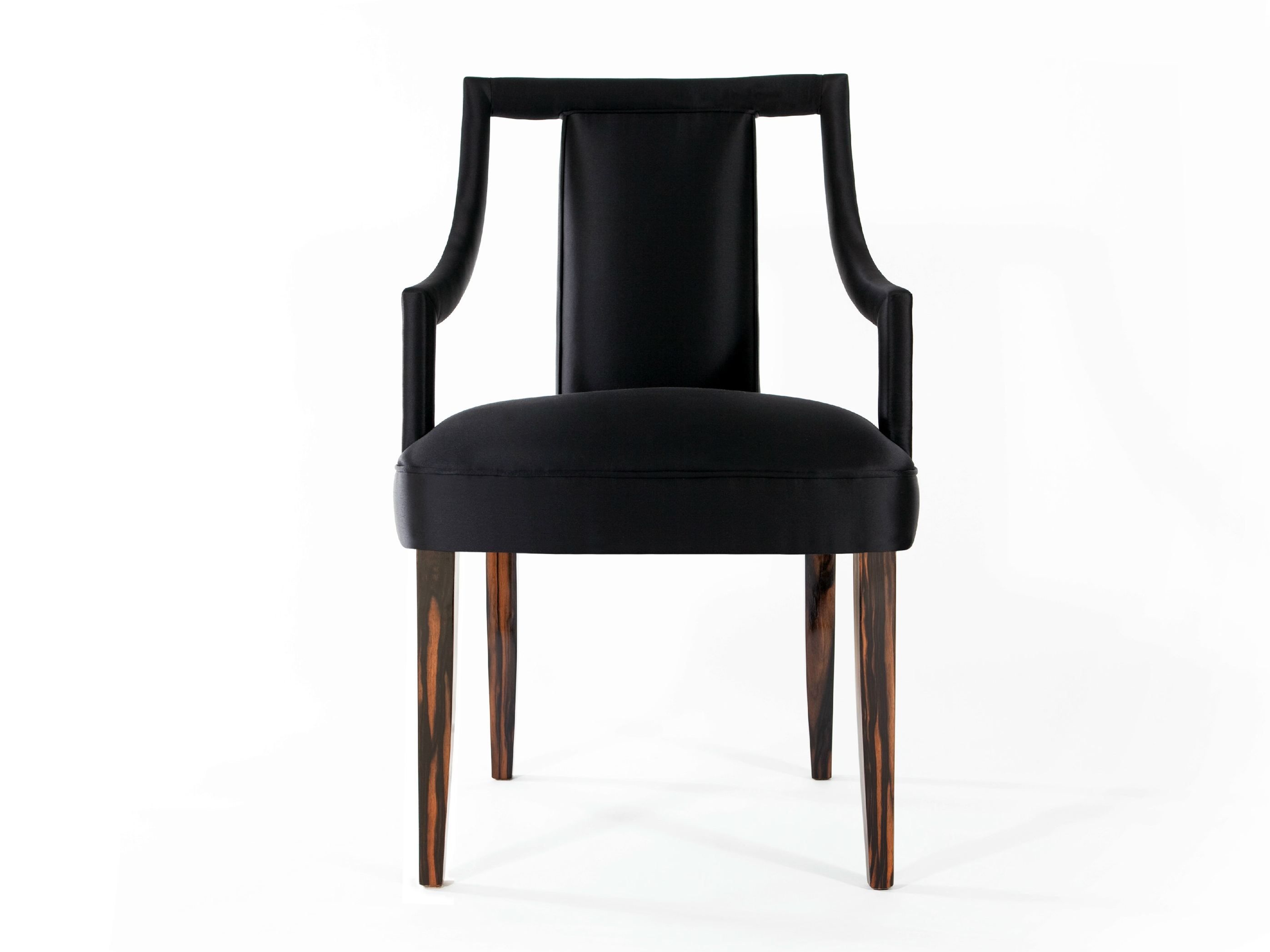 Атласное мягкое кресло с подлокотниками Munna Корсет ARCH-00024656