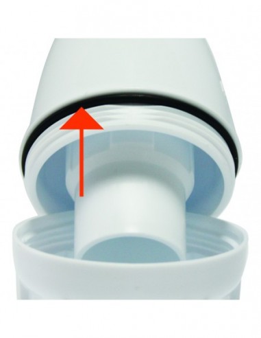 610700 001 00  Сифон Connectic NF для умывальника, регулируемый, выход Д. 32 мм, двухкомпонентный, встроенное уплотнение Valentin Белый  - Вид №6