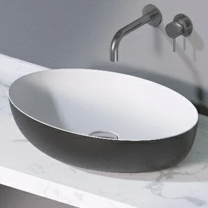 L616205 Накладная раковина на столешницу  овальная A. e T. Italia ELITE