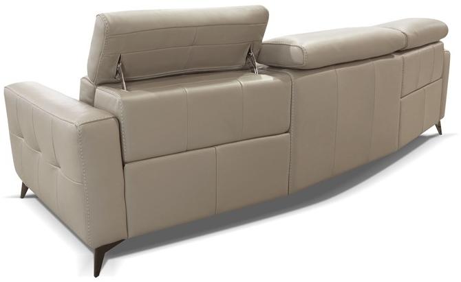 Rossini Sofas Изогнутый регулируемый кожаный диван sun-id-1509203 - Вид №10
