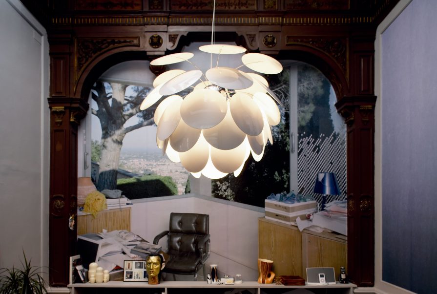 086237 Люстра 35 см белая Marset Discoco 