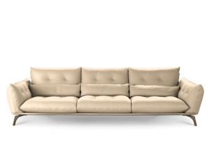 5-местный кожаный диван