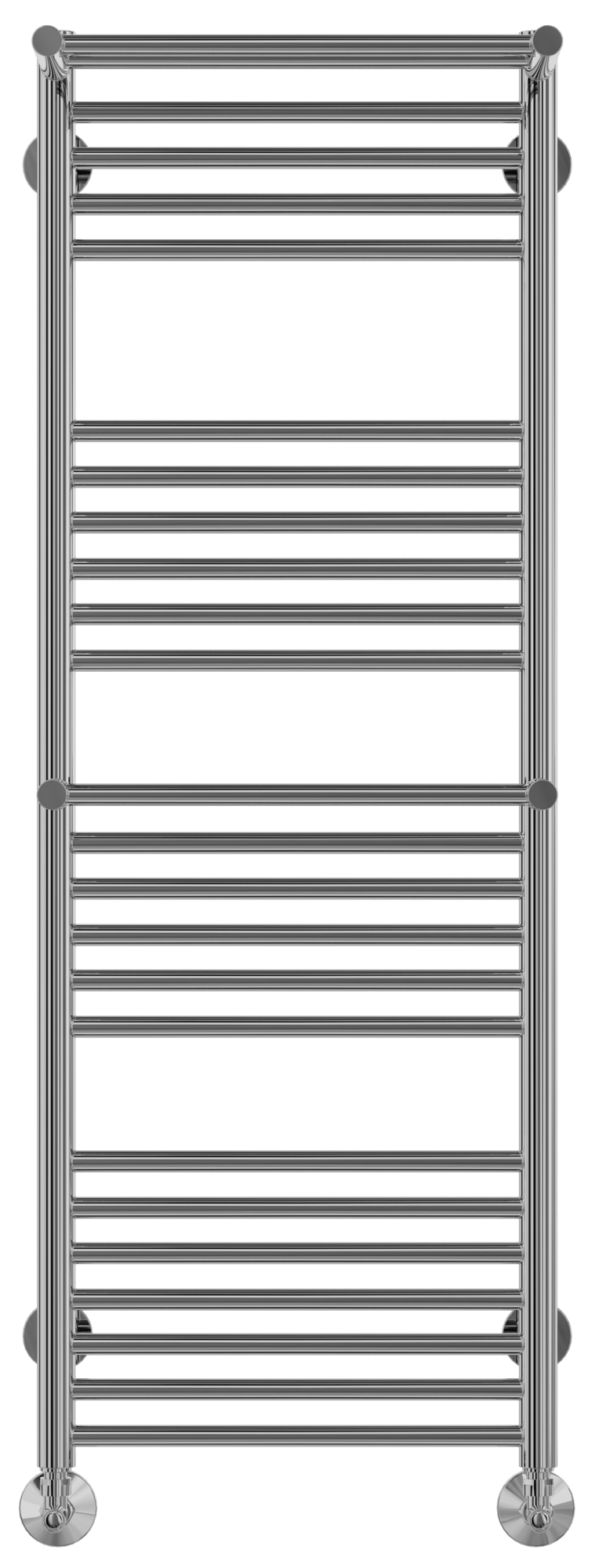 4660059582184 СТАНДАРТ Аврора c 2 полками П22 400х1200 (7+5+5+5) Полотенцесушитель TERMINUS Нержавеющая сталь - Вид №1