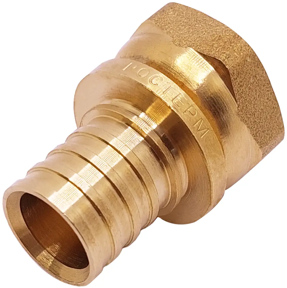 Переходник РОСТЕРМ 3/4"х16 мм для труб PEX с накидной гайкой 82132630