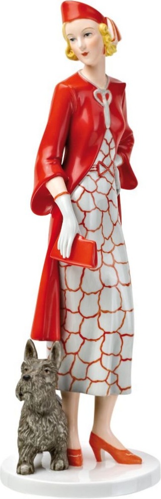 10635613 Goebel Скульптуpа "Мадемуазель Монпаpнасс" Фарфор 