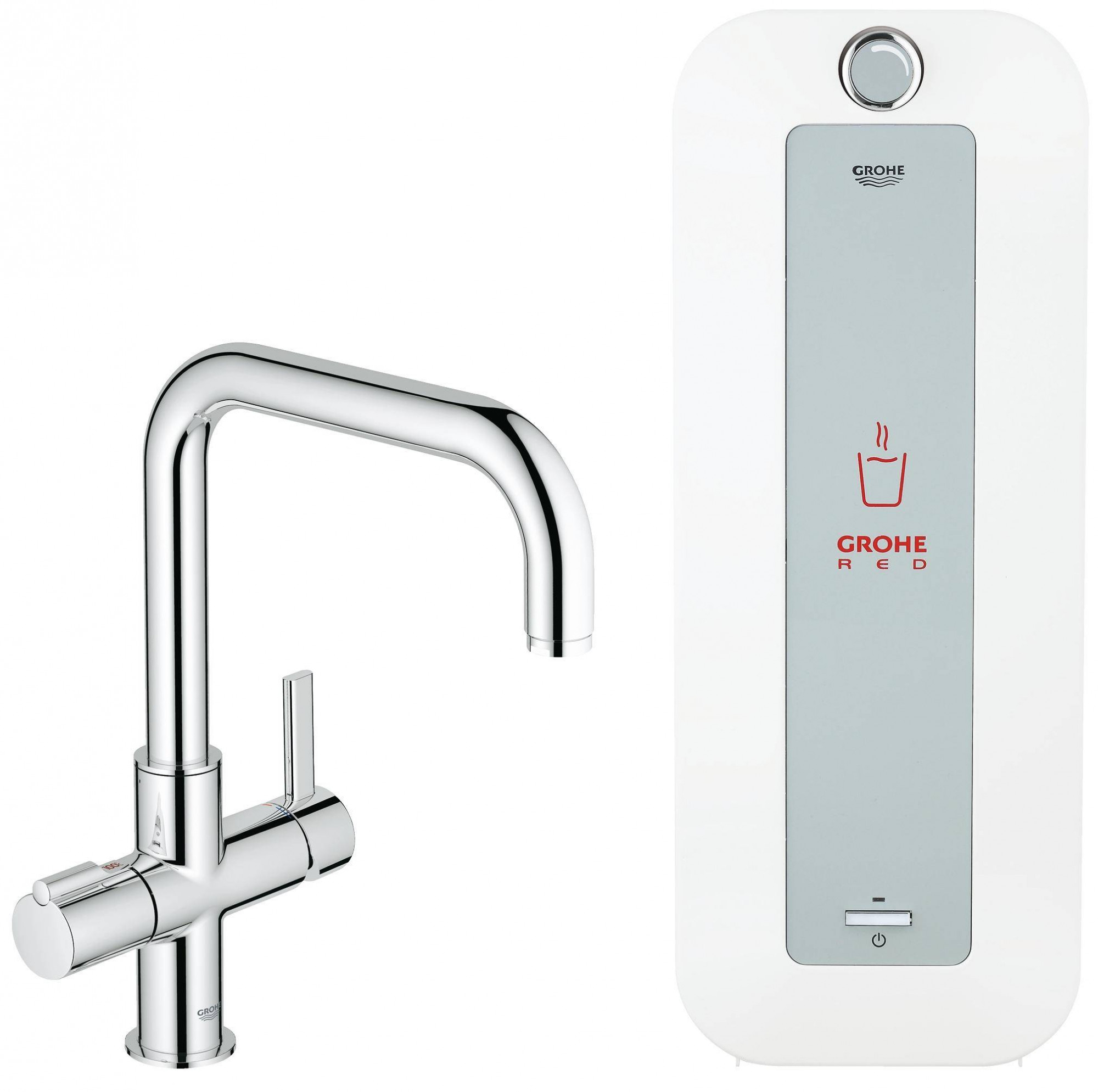 30156000 Комплект со смесителем для кухни Grohe GROHE Red хром