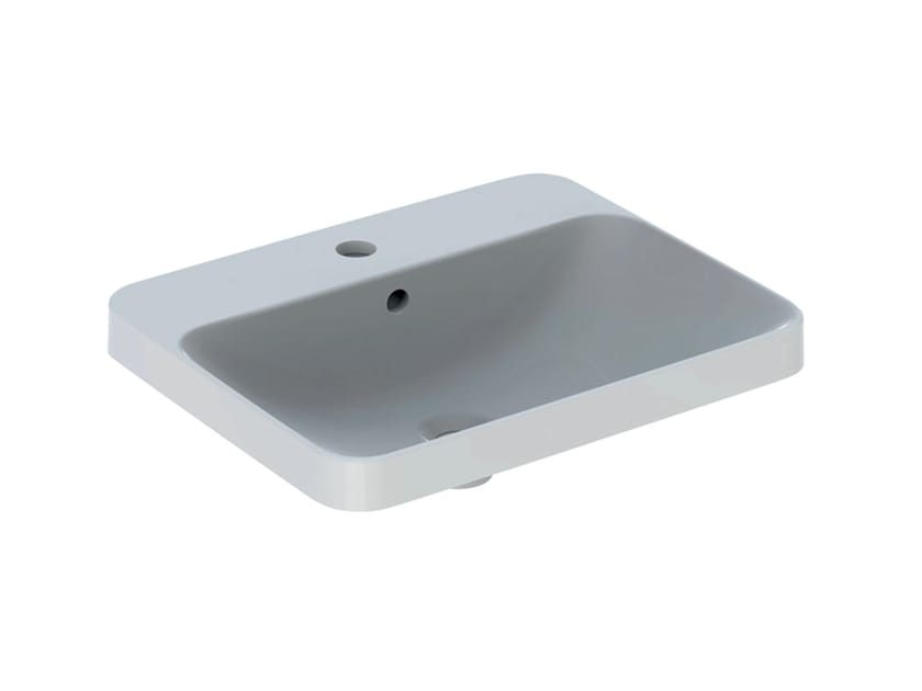 Прямоугольная встраиваемая раковина с переливом Geberit VariForm ARCH-00090676
