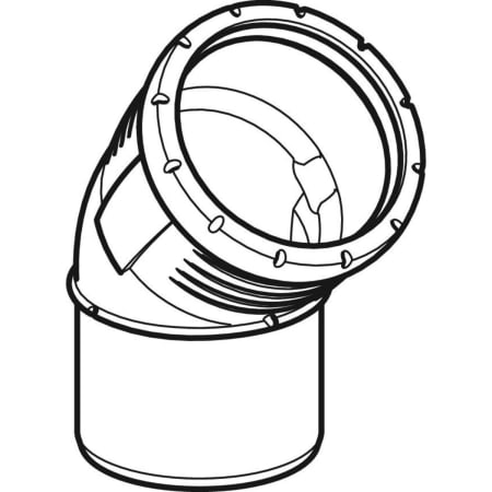 GEBERIT 393.621.14.1 Отвод Geberit Silent-Pro  - Вид №1